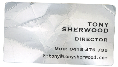 Contact Tony Sherwood